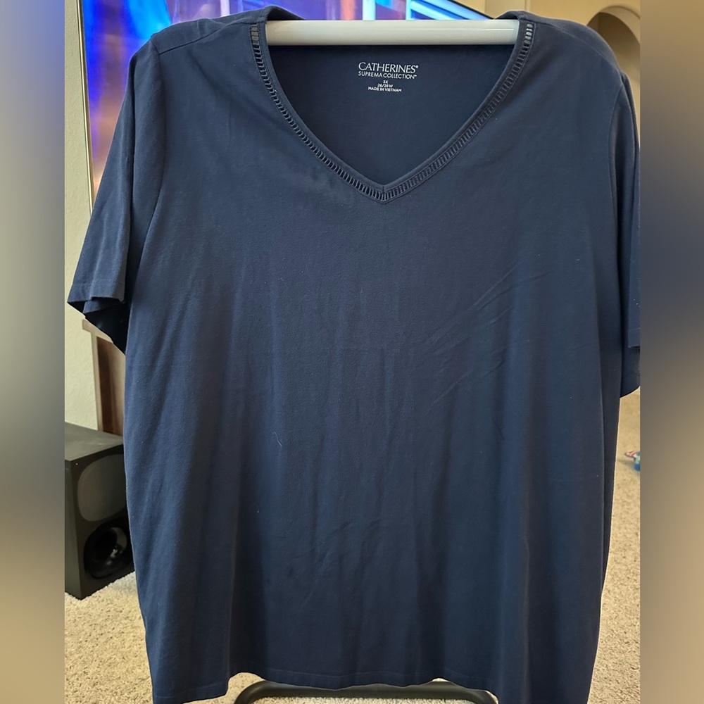 Comfy Catherine’s top in navy